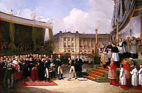 Jean de Beaumetz Inauguration du monument a la memoire de Louis XVI Norge oil painting art